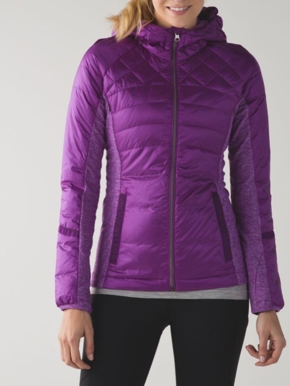 Vintage Lululemon Women's Down Running Jacket In Tender Violet Size 12
